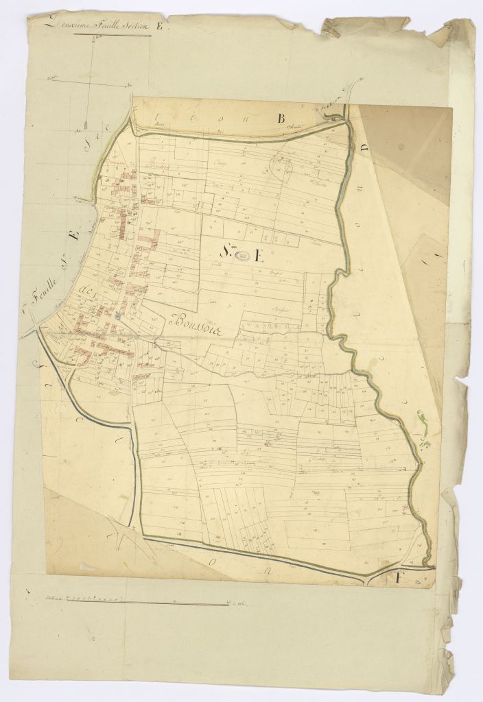 minute, section E, 2eme feuille