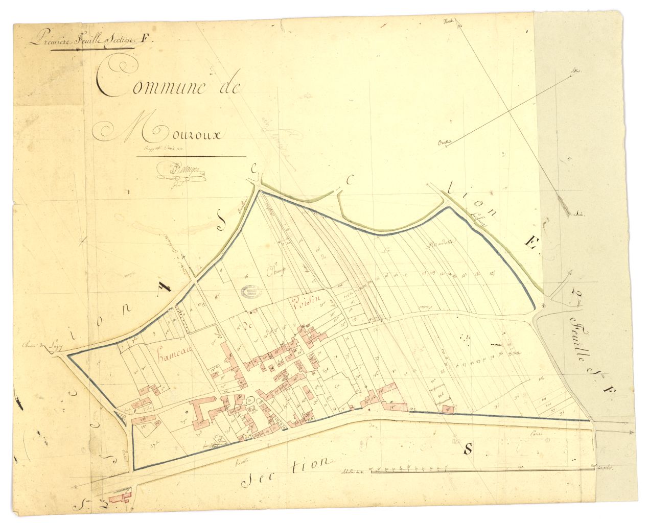 minute, section F, 1ere feuille