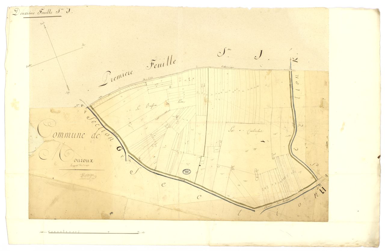 minute, section J, 2eme feuille