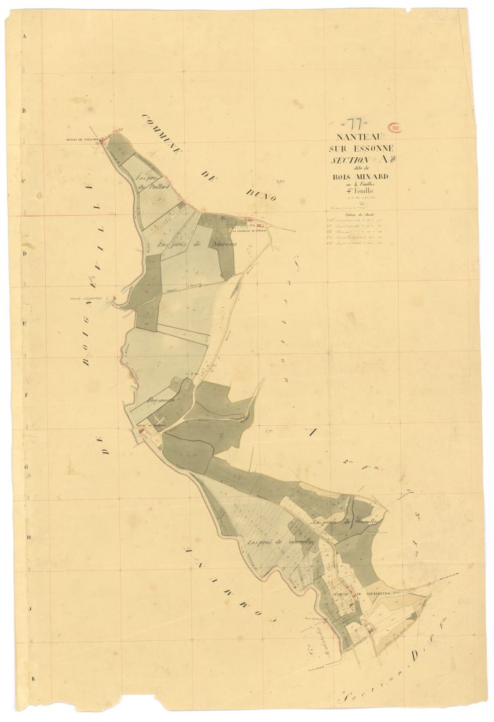 Section A dite du Bois-Minard, en 4 feuilles, 4eme feuille