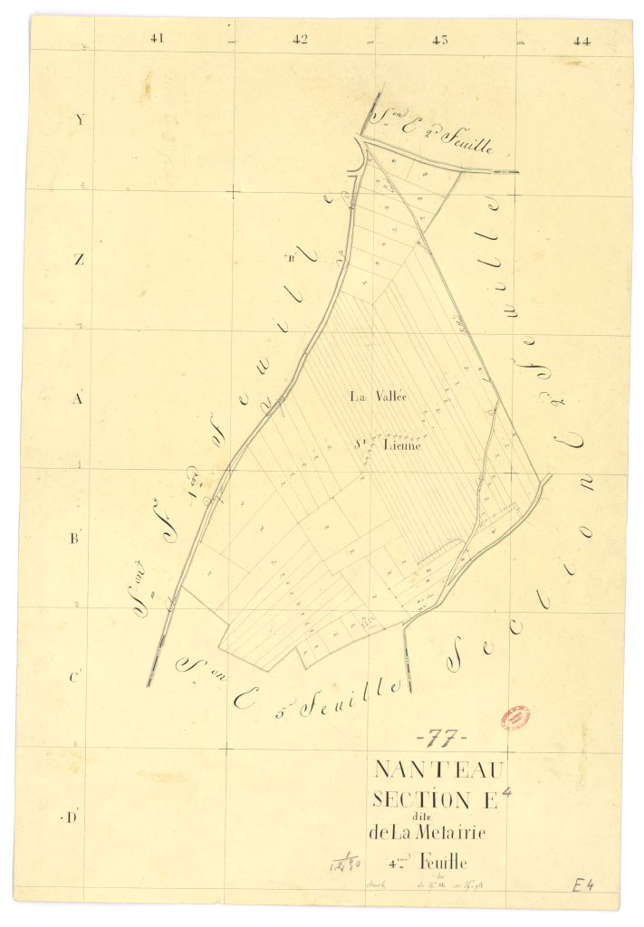 Section E dite de la Maitairie, en 7 feuilles, 4eme feuille