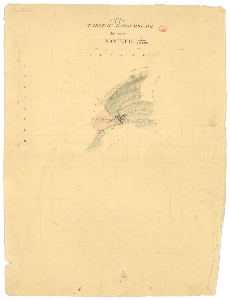 Tableau d'assemblage, 3 sections