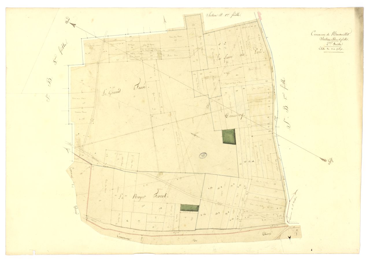 minute, section B, 2eme feuille