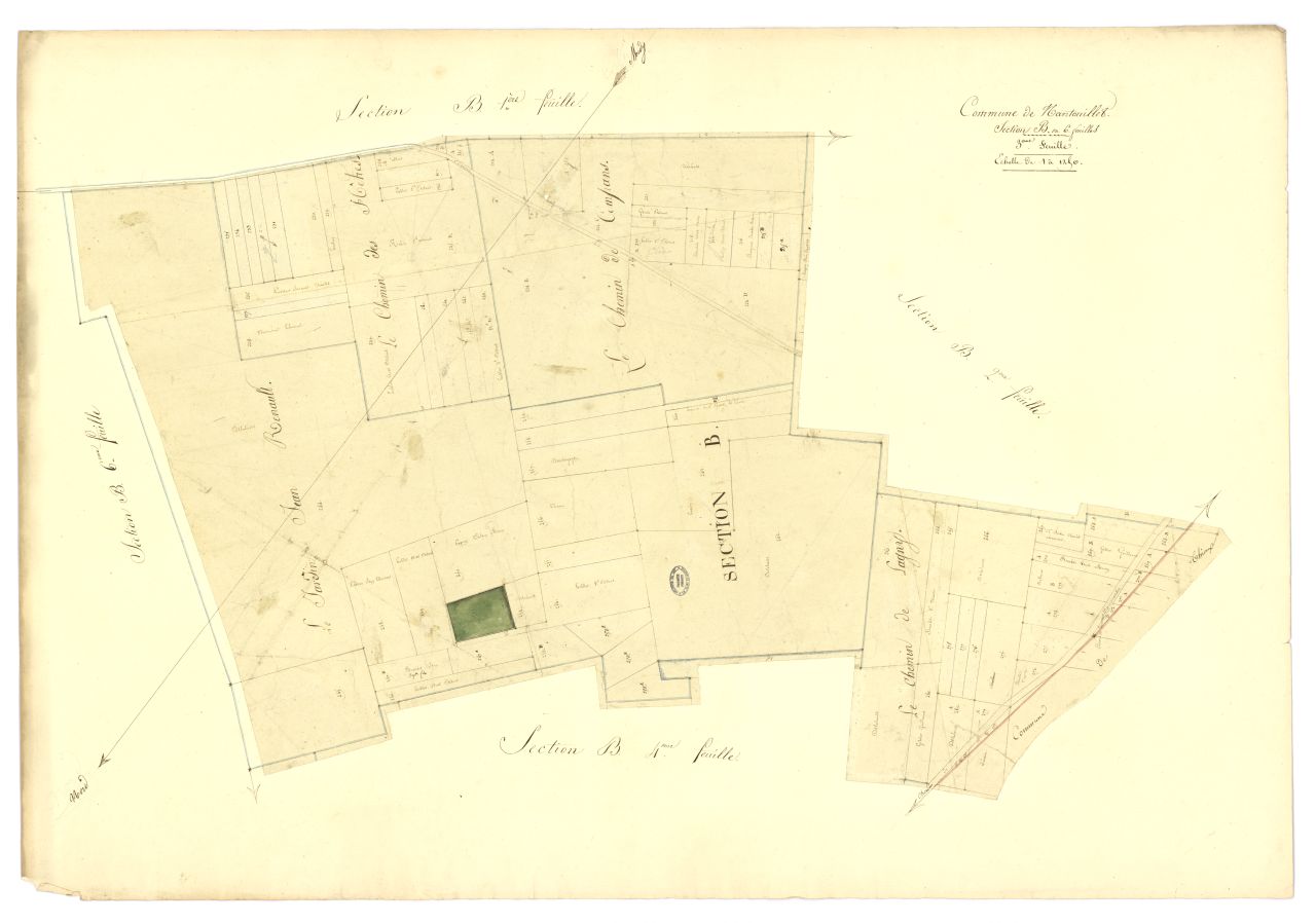 minute, section B, 3eme feuille
