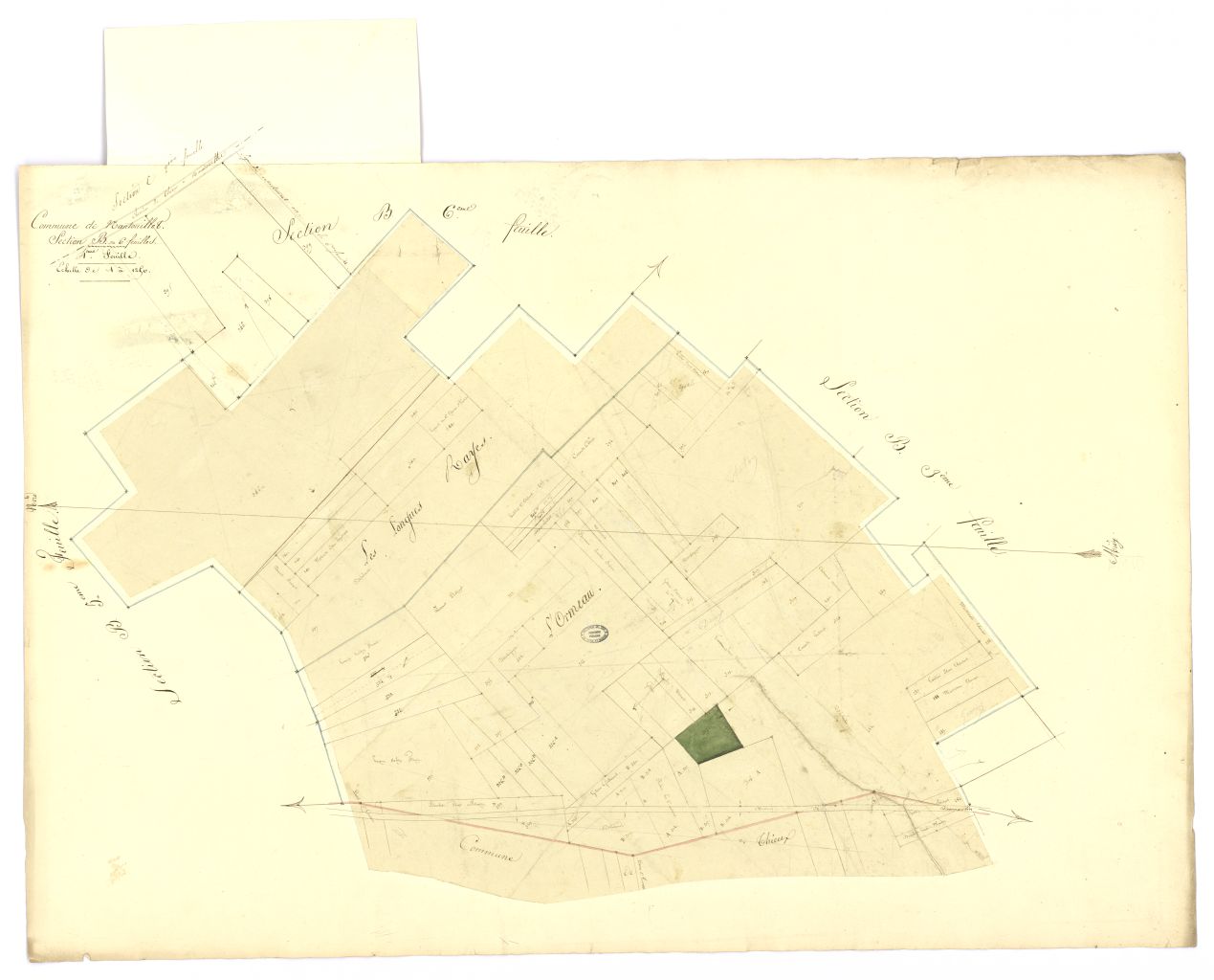 minute, section B, 4eme feuille