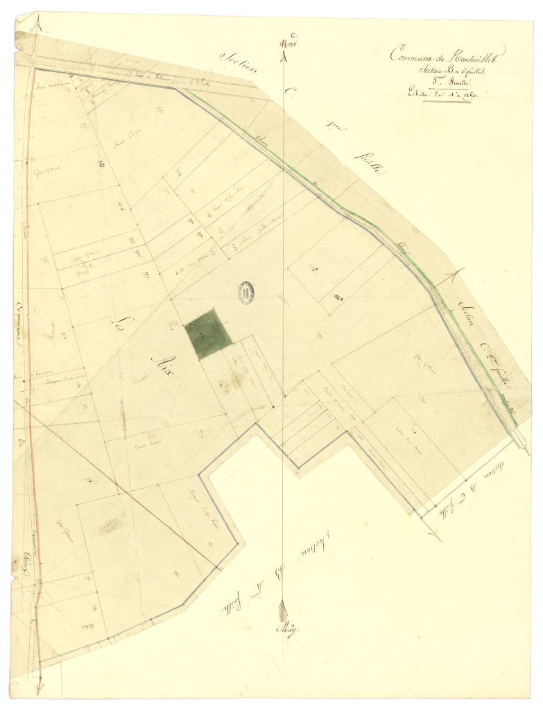 minute, section B, 5eme feuille