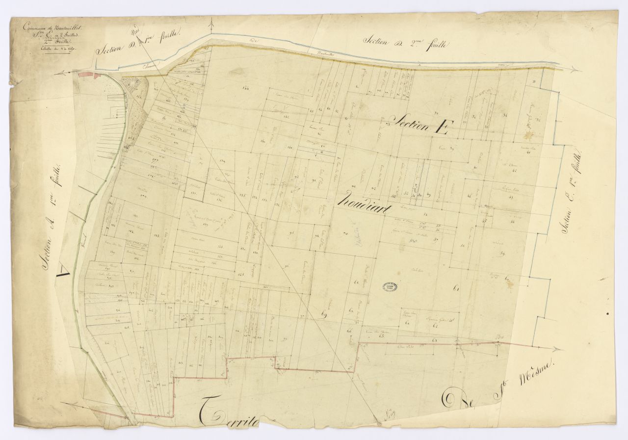 minute, section E, 2eme feuille