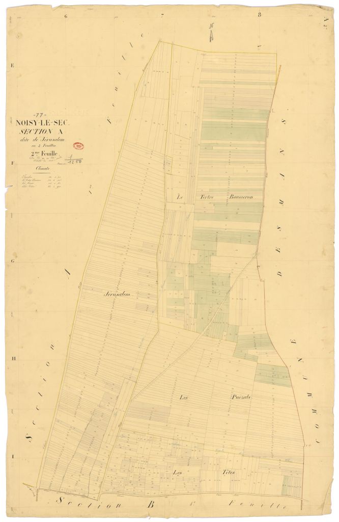Section A dite de Jerusalem, en 2 feuilles, 2eme feuille