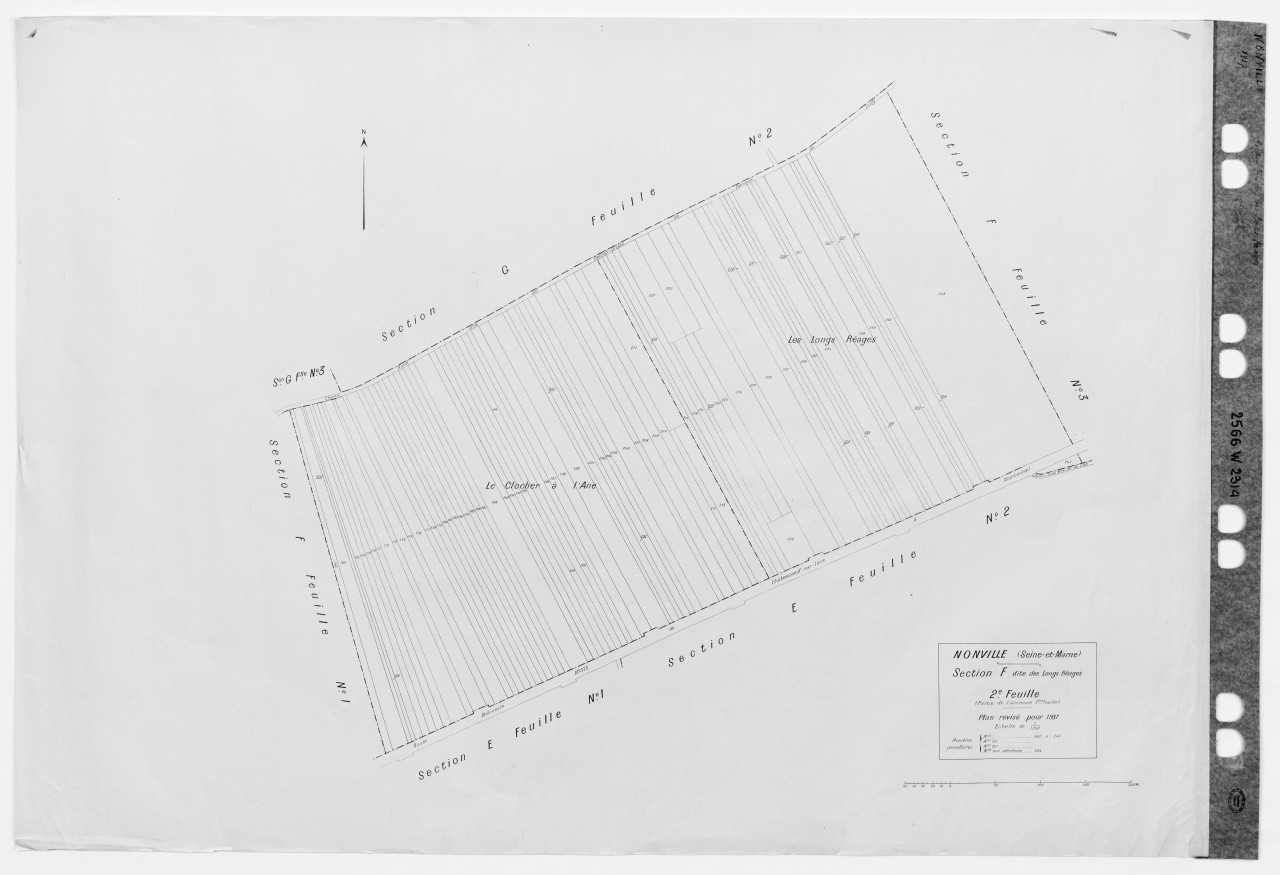 Section F dite des Longs-Reages, 2eme feuille
