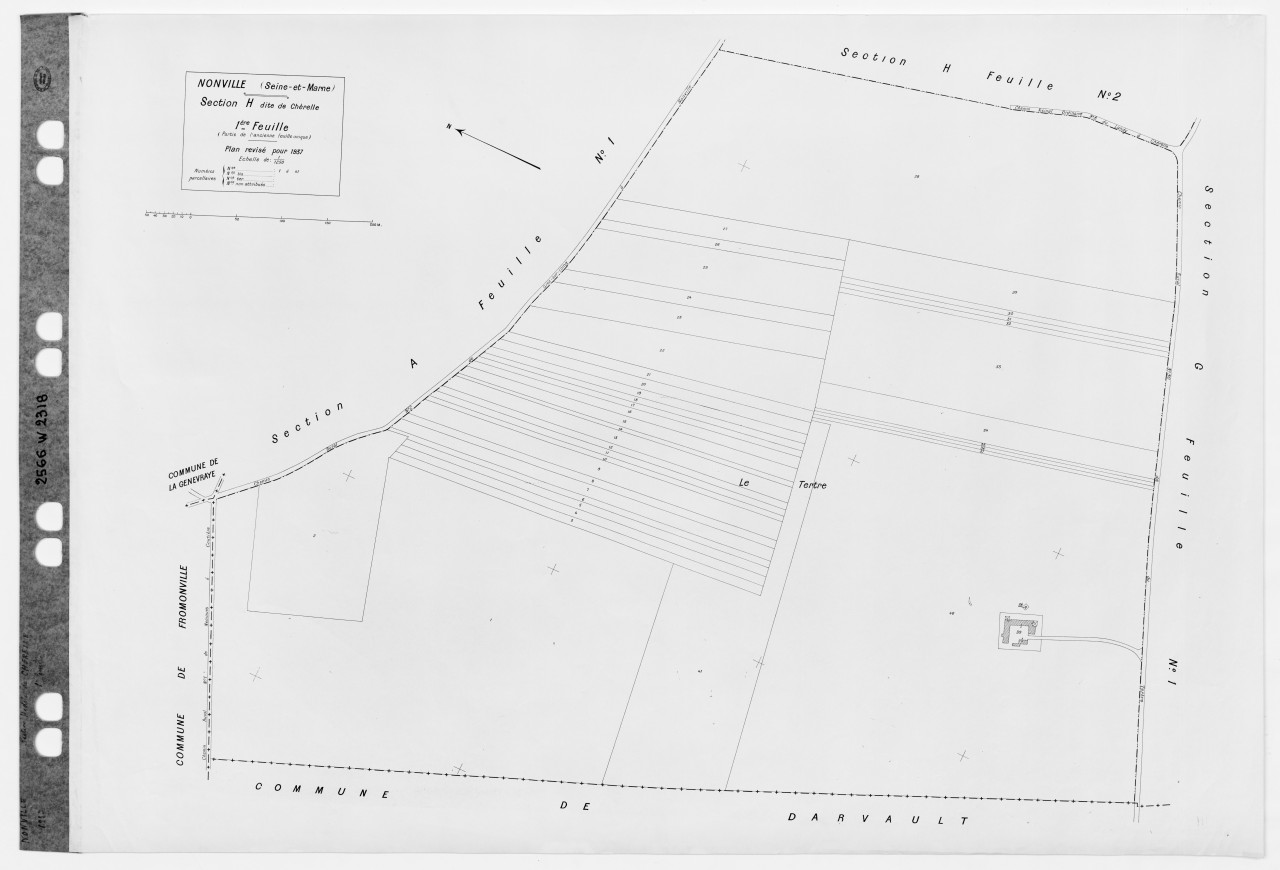 Section H dite de Cherelle, 1ere feuille
