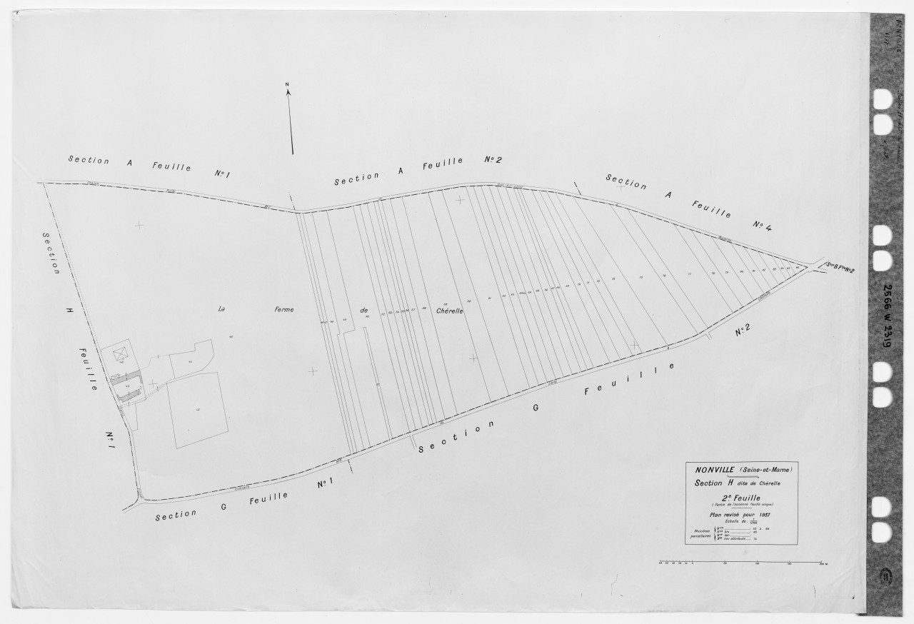 Section H dite de Cherelle, 2eme feuille