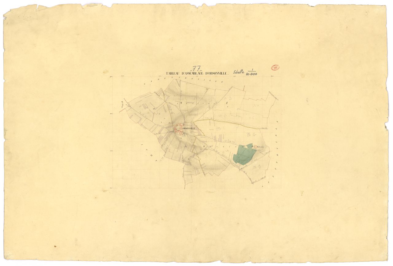 Tableau d'assemblage, 3 sections