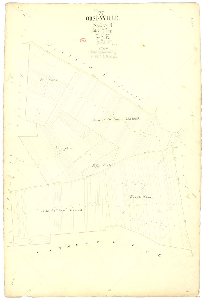 Section C dite du Village, en 4 feuilles, 2eme feuille