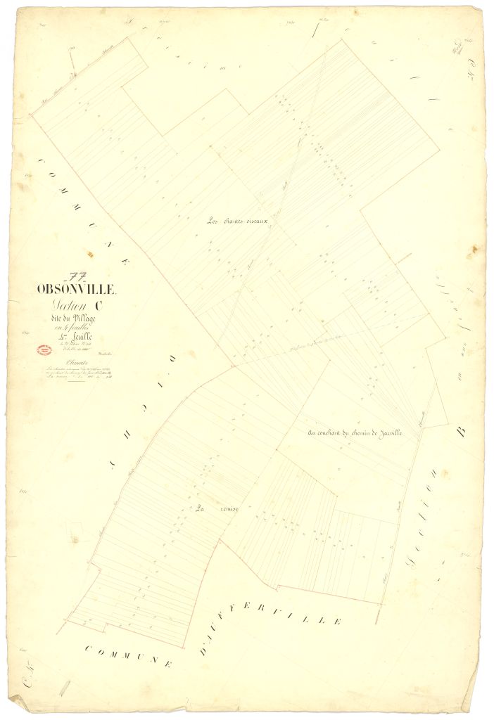 Section C dite du Village, en 4 feuilles, 4eme feuille