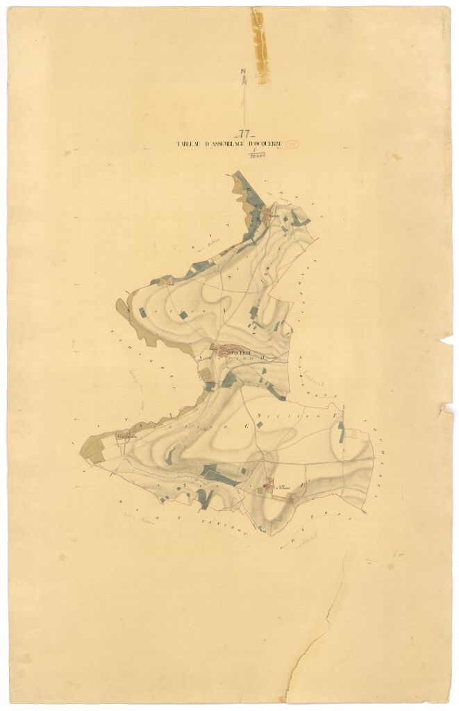 Tableau d'assemblage, 7 sections