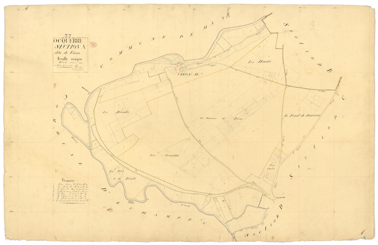 Section A dite de Viron, feuille unique