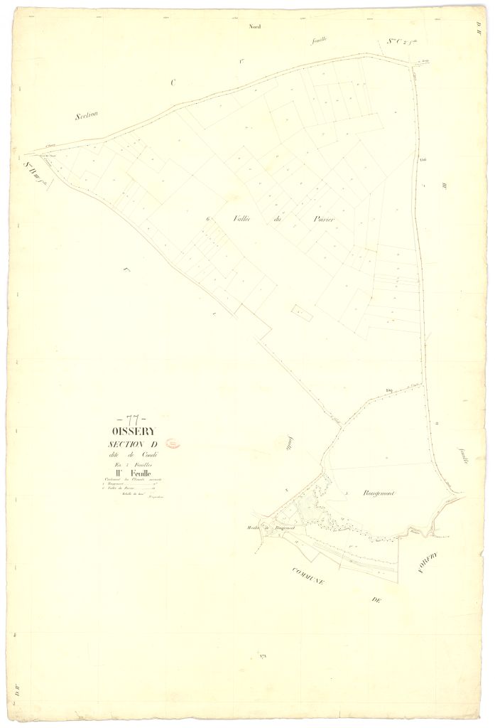 Section D dite de Conde, en 3 feuilles, 2eme feuille