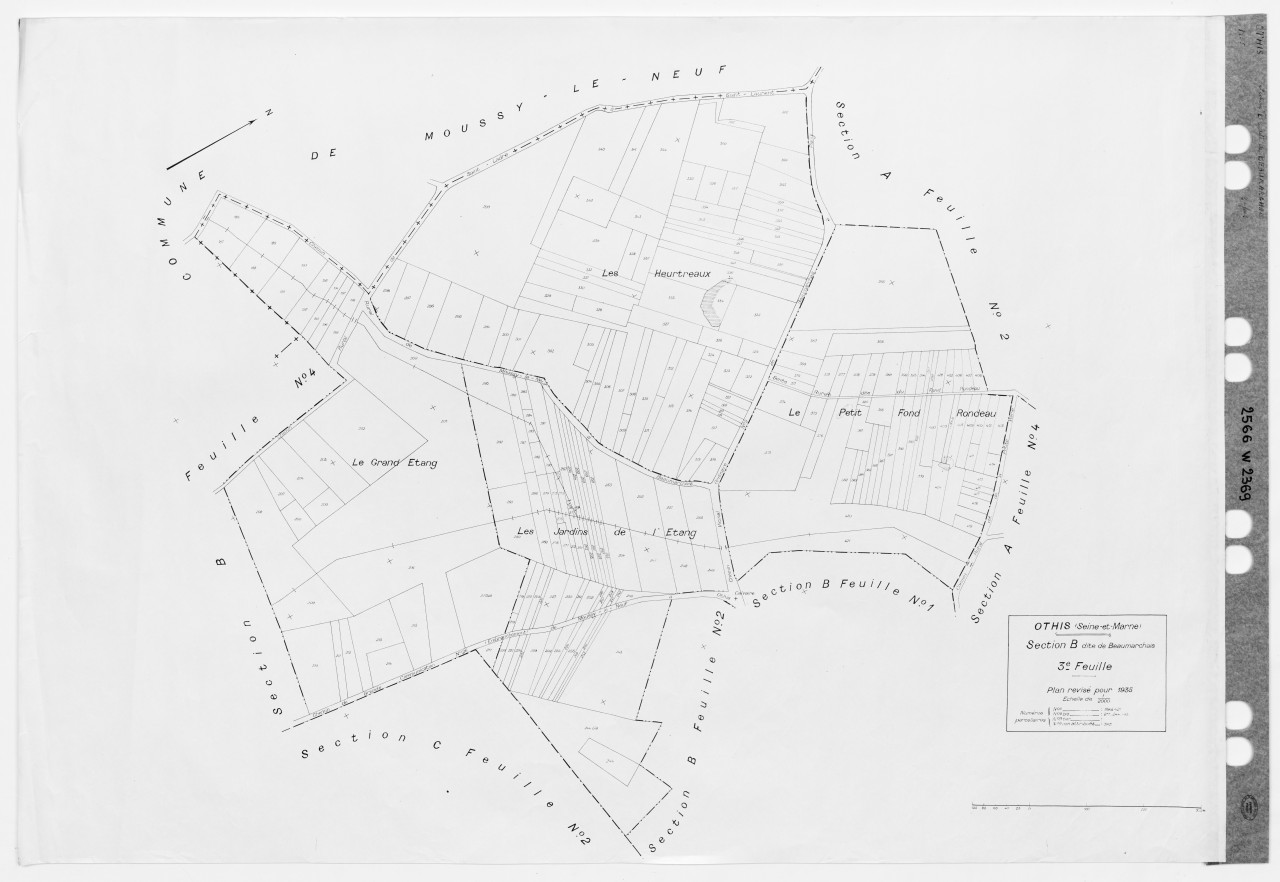 Section B dite de Beaumarchais, 3eme feuille