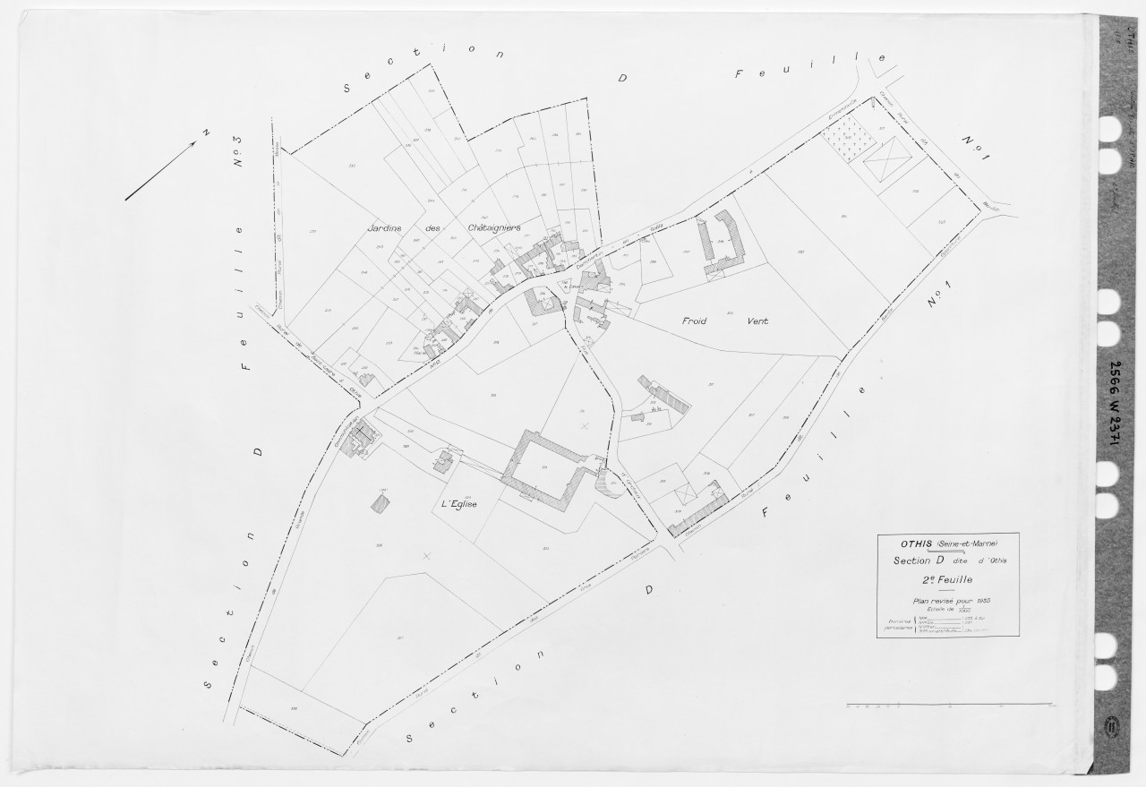 Section D dite d'Othis, 2eme feuille