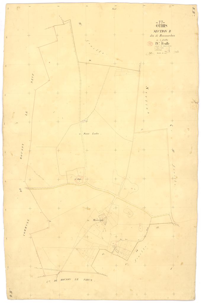 Section B dite de Beaumarchais, en 5 feuilles, 4eme feuille