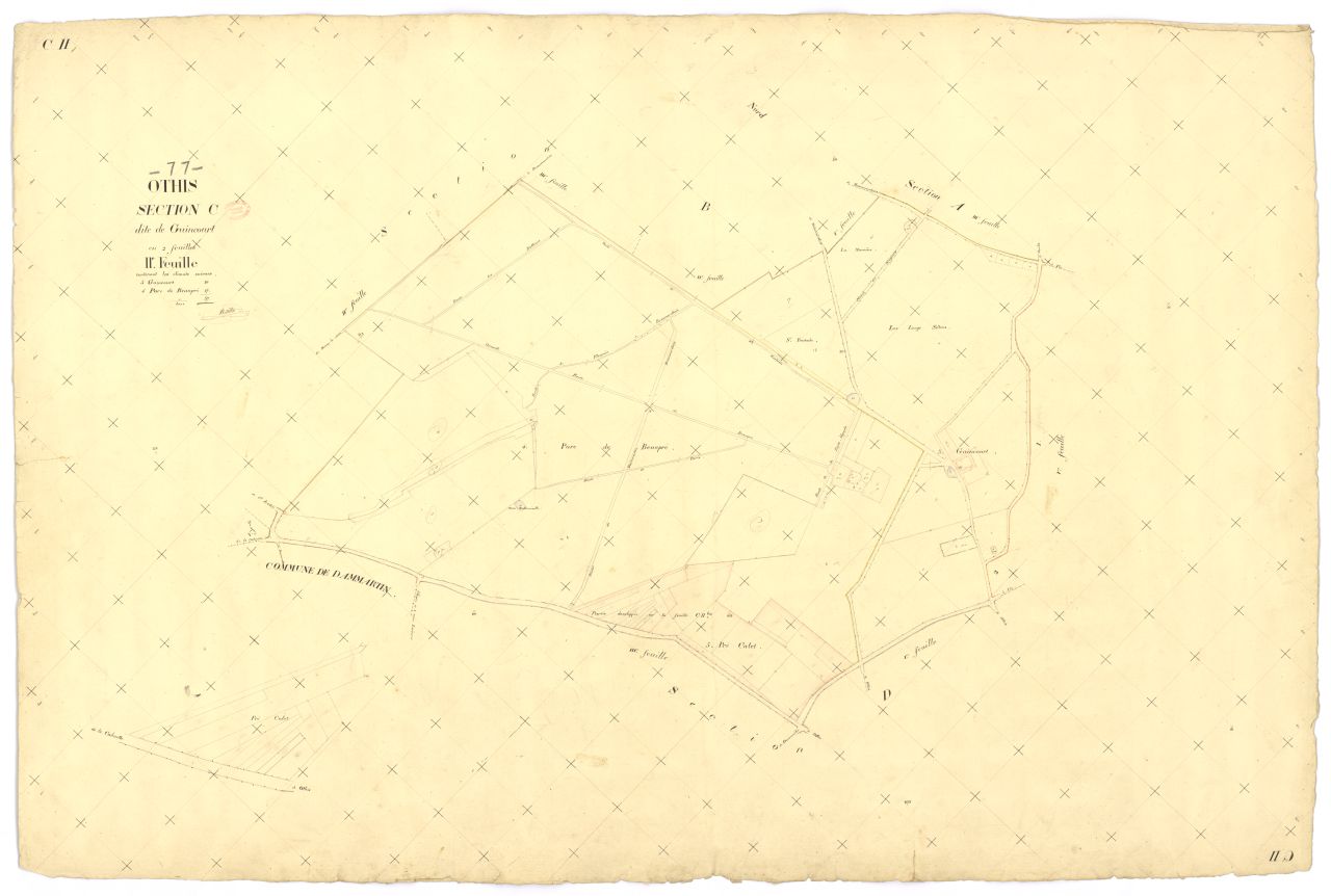 Section C dite de Guincourt, en 2 feuilles, 2eme feuille