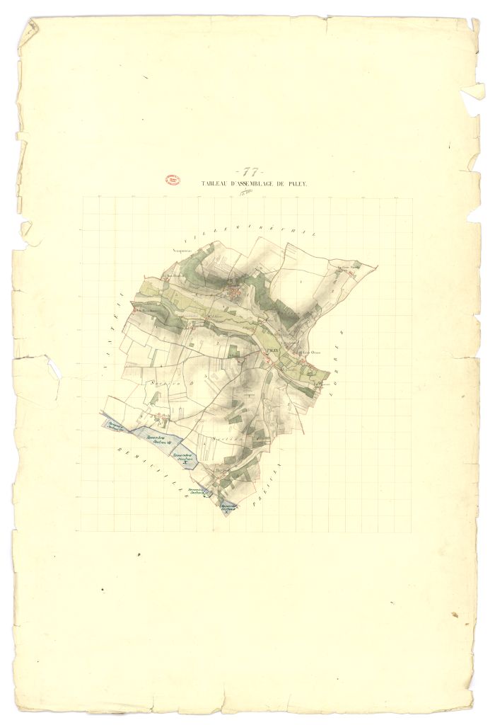 Tableau d'assemblage, 4 sections