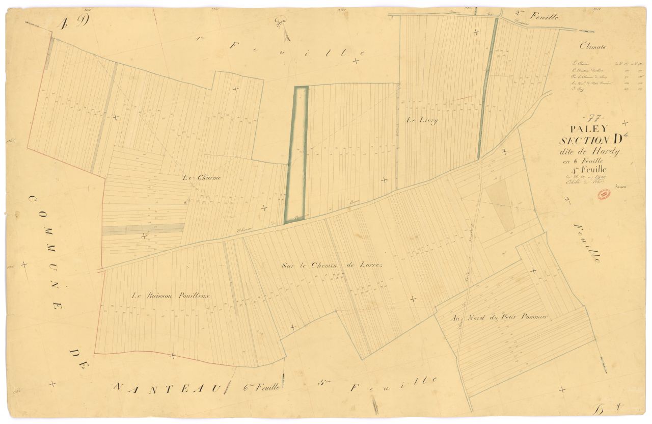 Section D dite de Hardy, en 6 feuilles, 4eme feuille