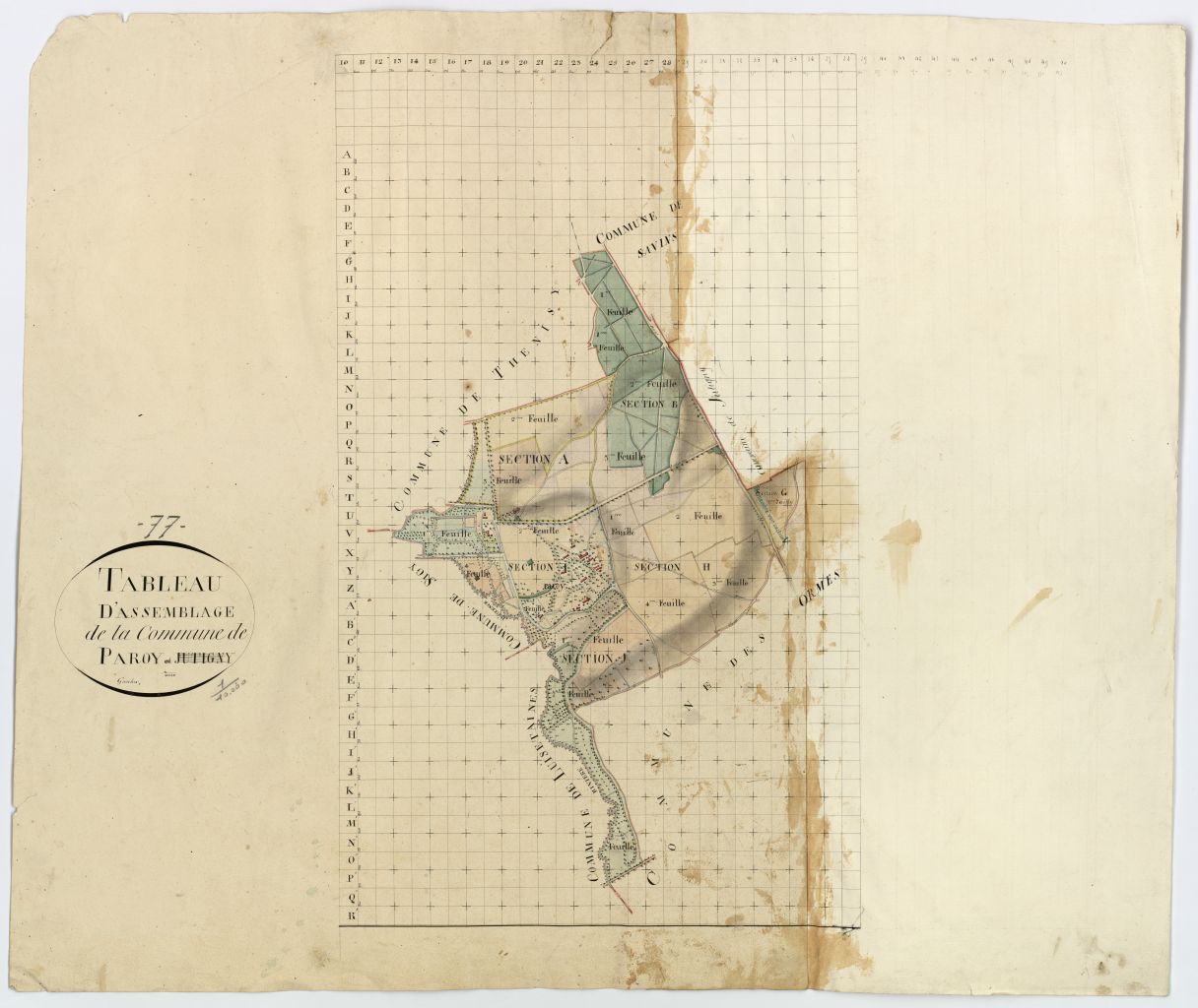 Tableau d'assemblage
