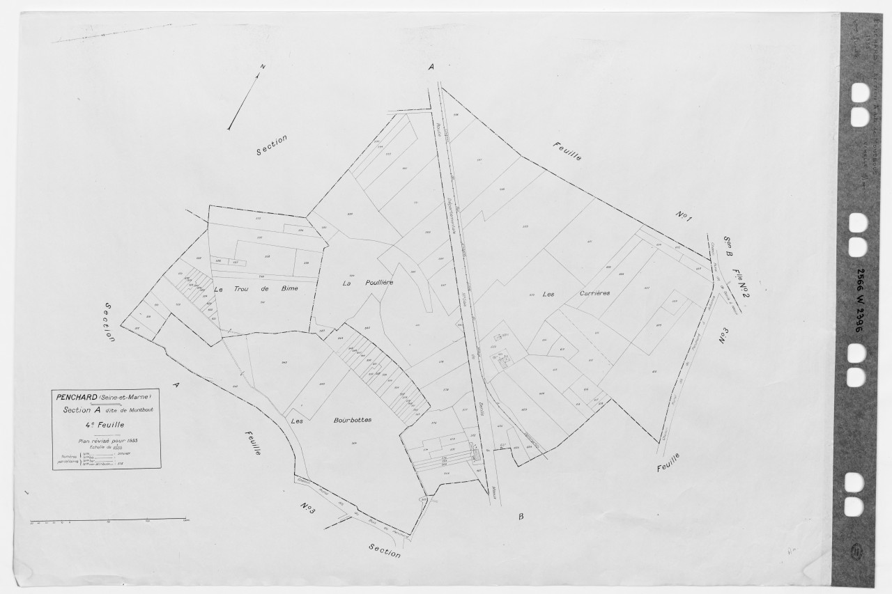 Section A dite de Montbout, 4eme feuille
