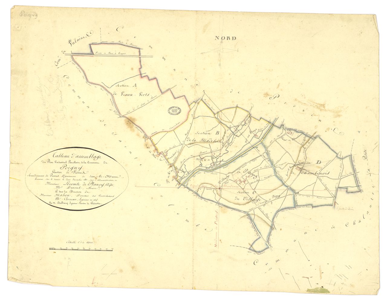 Tableau d'assemblage