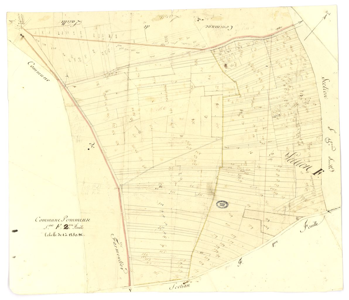 minute, section F, 2eme feuille