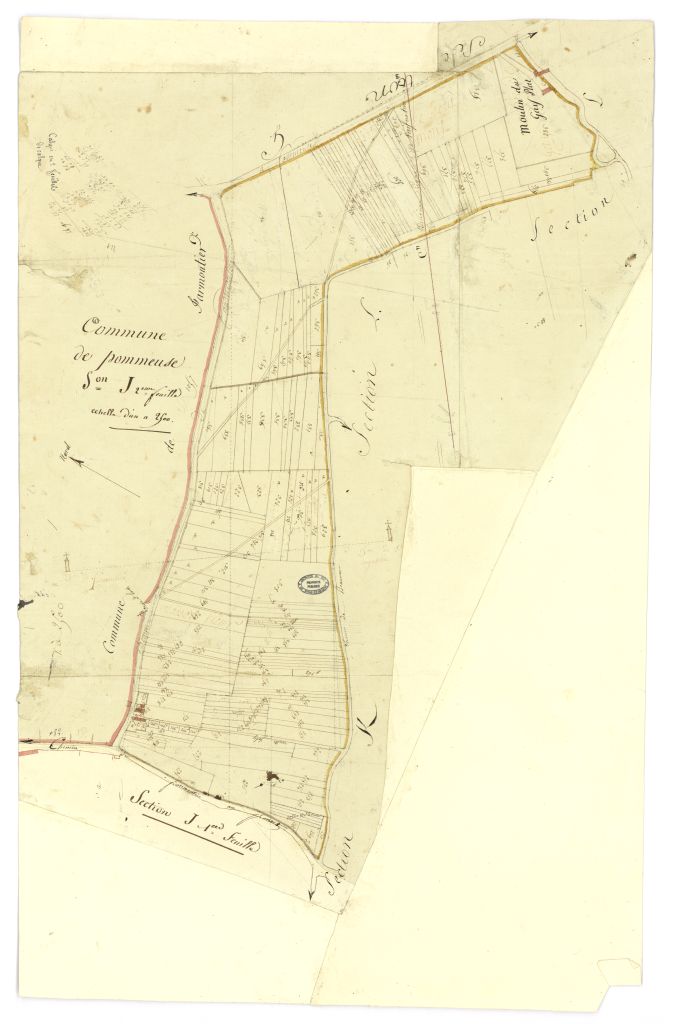 minute, section J, 2eme feuille