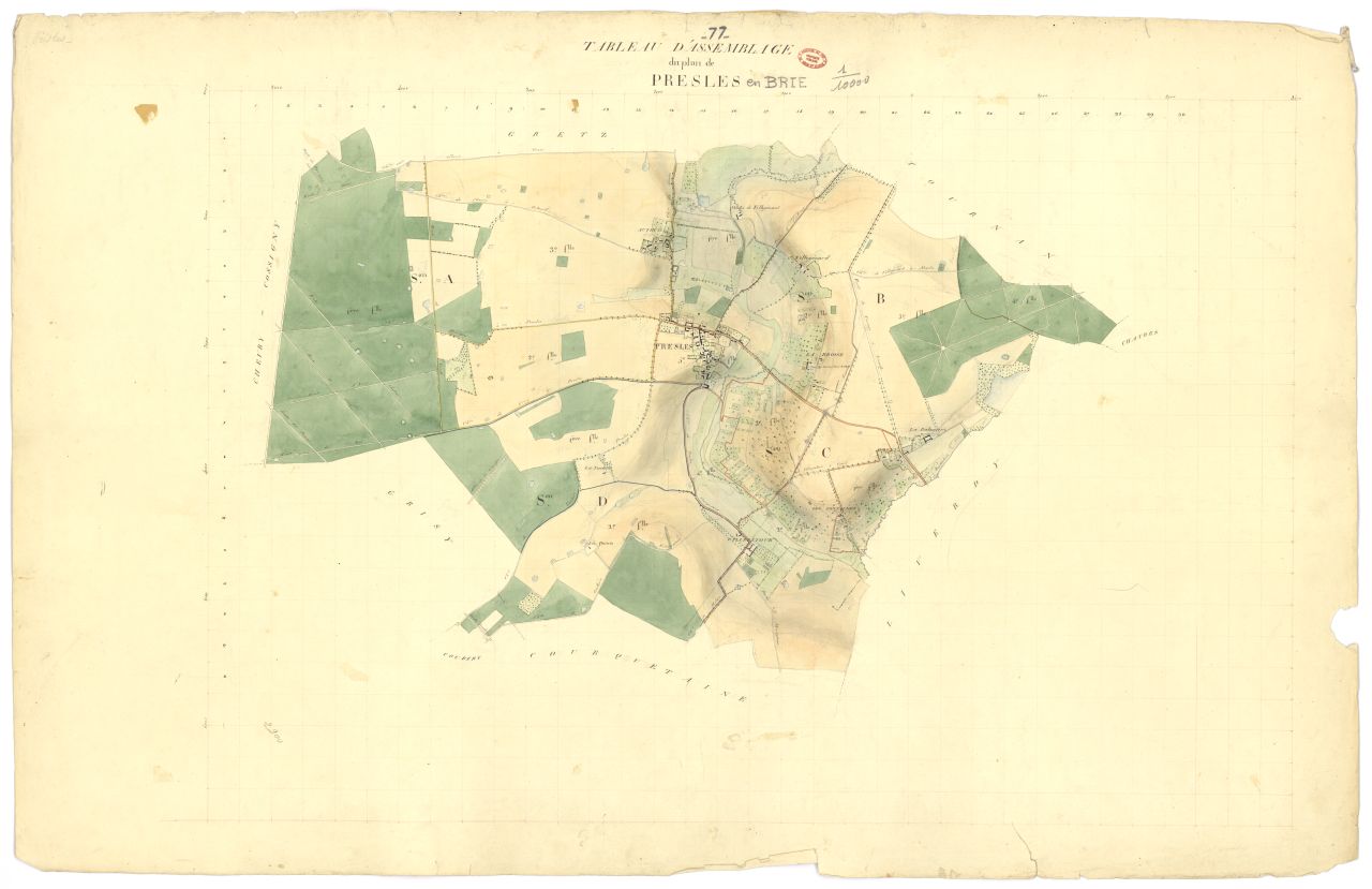 Tableau d'assemblage, 4 sections