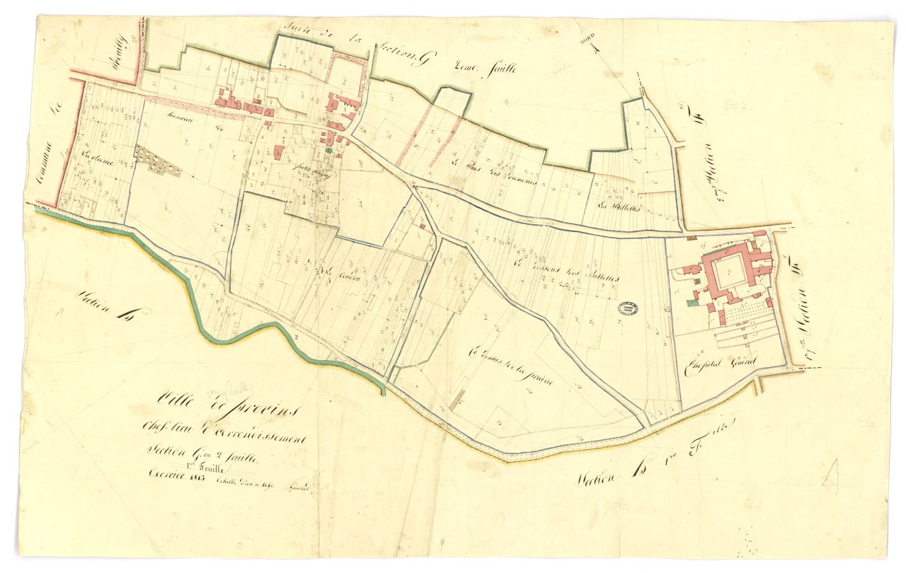 minute, section G, 1ere feuille