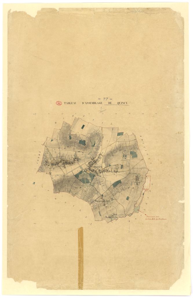 Tableau d'assemblage, 8 sections
