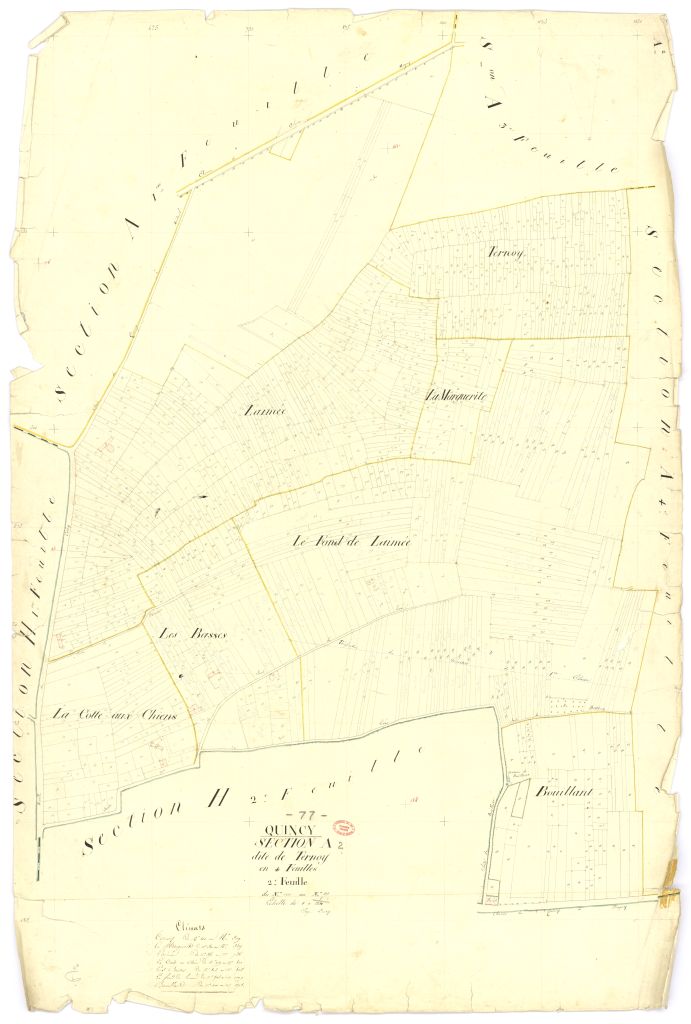 Section A dite de Ternoy, en 4 feuilles, 2eme feuille