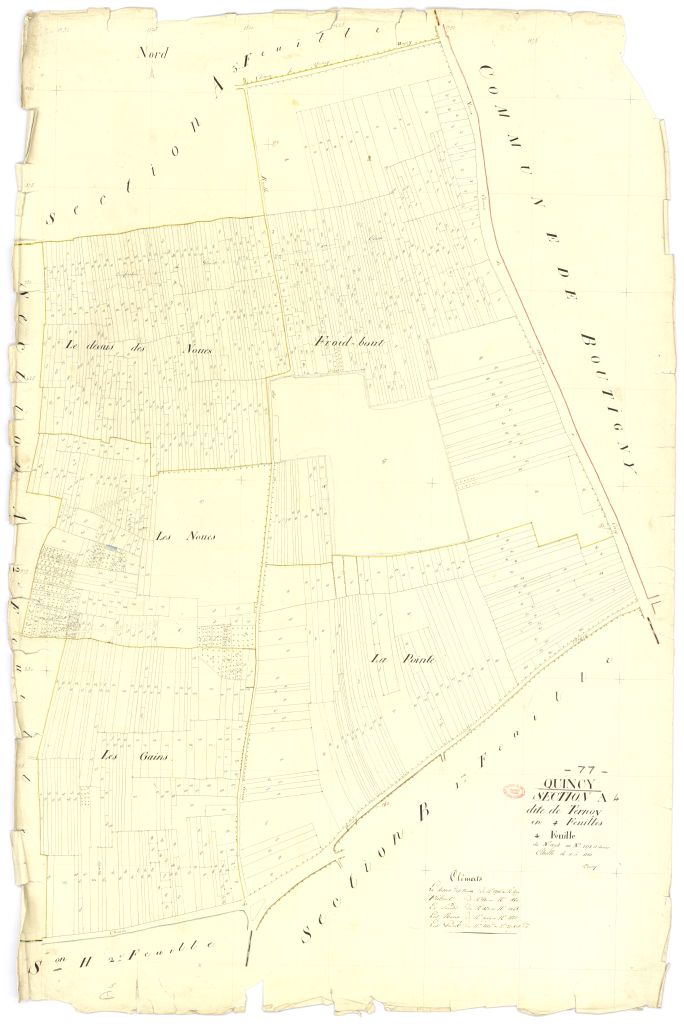 Section A dite de Ternoy, en 4 feuilles, 4eme feuille
