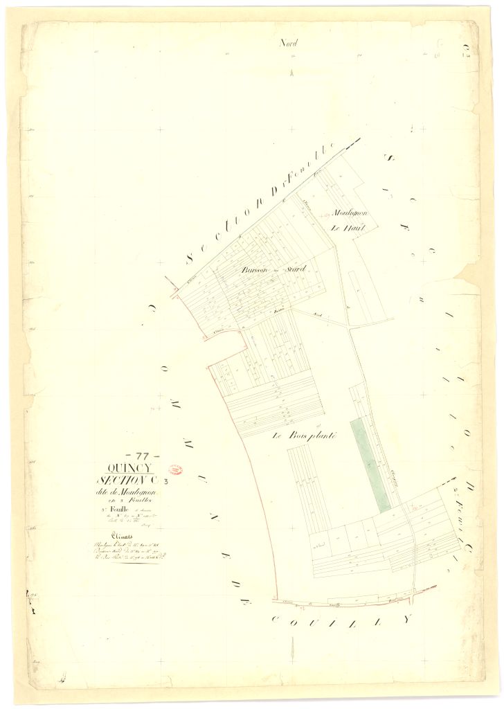 Section C dite de Moulignon, en 3 feuilles, 3eme feuille