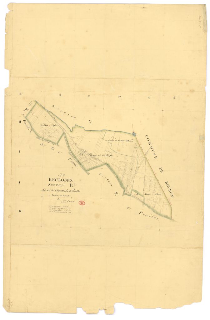 Section E dite de la Vignette, en 4 feuilles, 2eme feuille