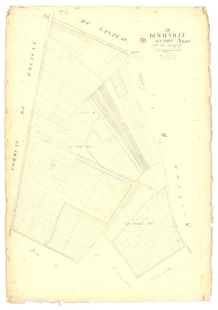 D�veloppement de la 1ere feuille de la section A