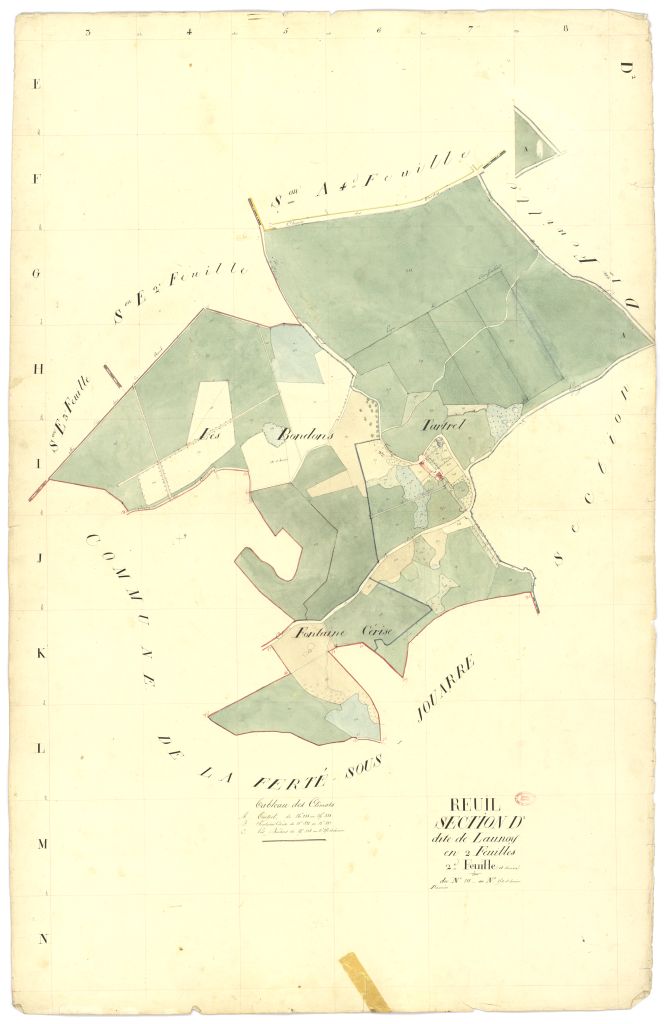 Section D dite de Launoy, en 2 feuilles, 2eme feuille