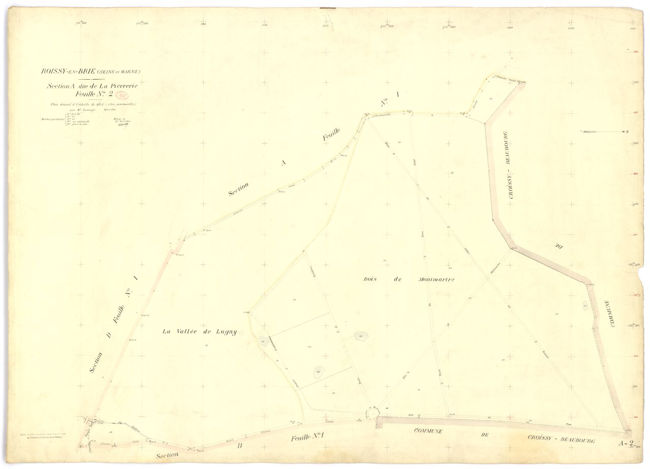 Section A dite de Pierrerie, 2eme feuille
