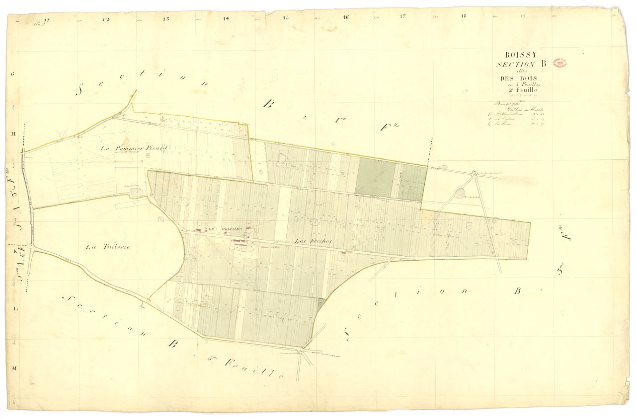Section B dite des Bois, en 5 feuilles, 2eme feuille
