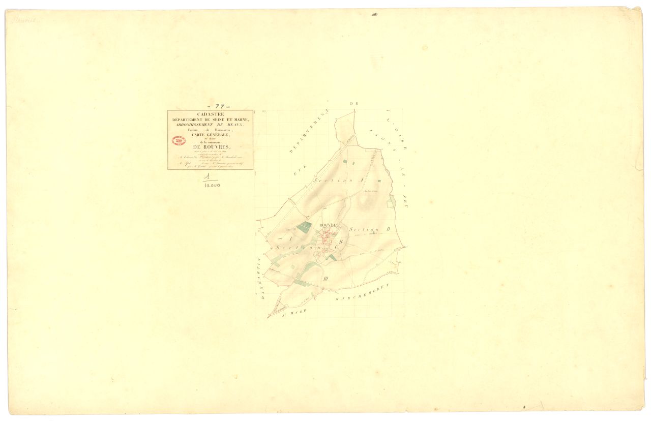 Tableau d'assemblage, 3 sections