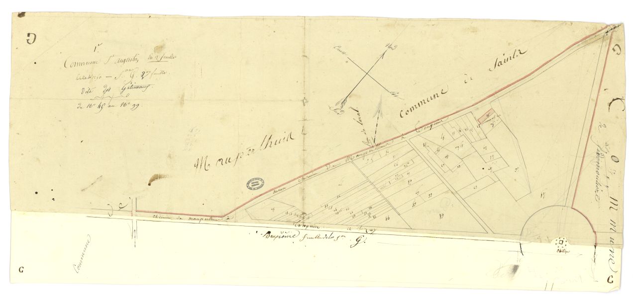 minute, section G, 2eme feuille