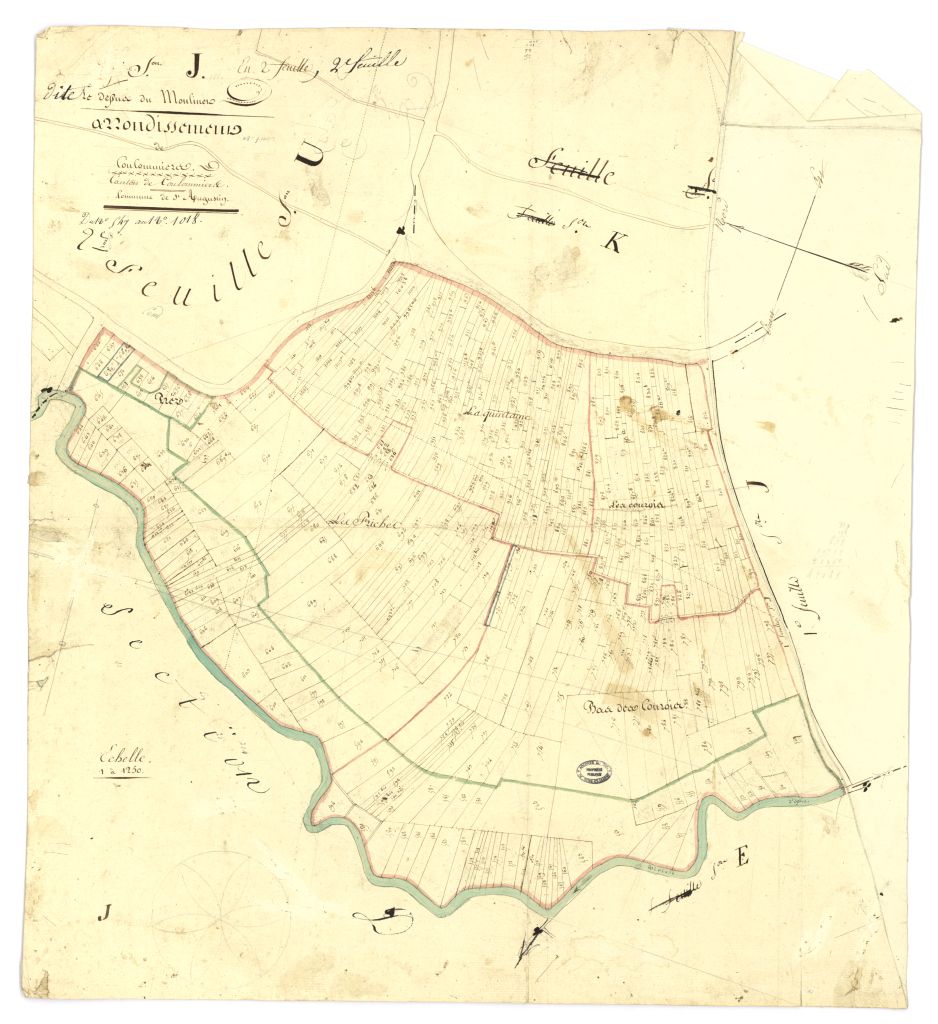 minute, section J, 2eme feuille