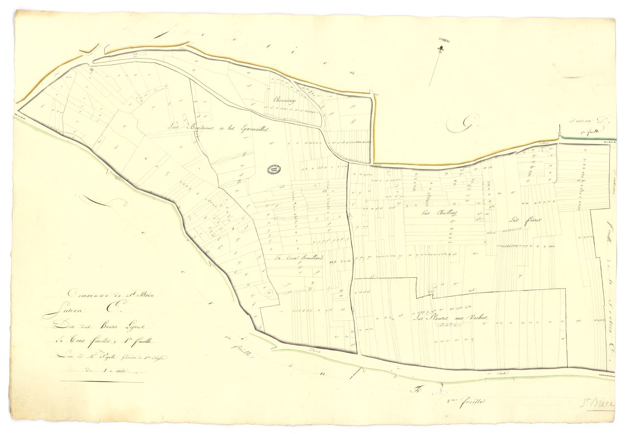 copie, section E, 1ere feuille