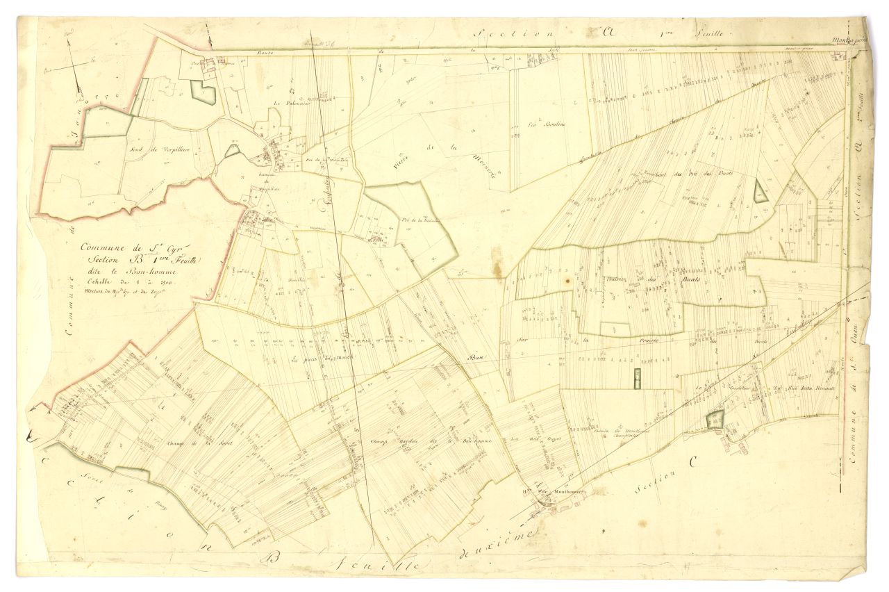 minute, section B, 1ere feuille