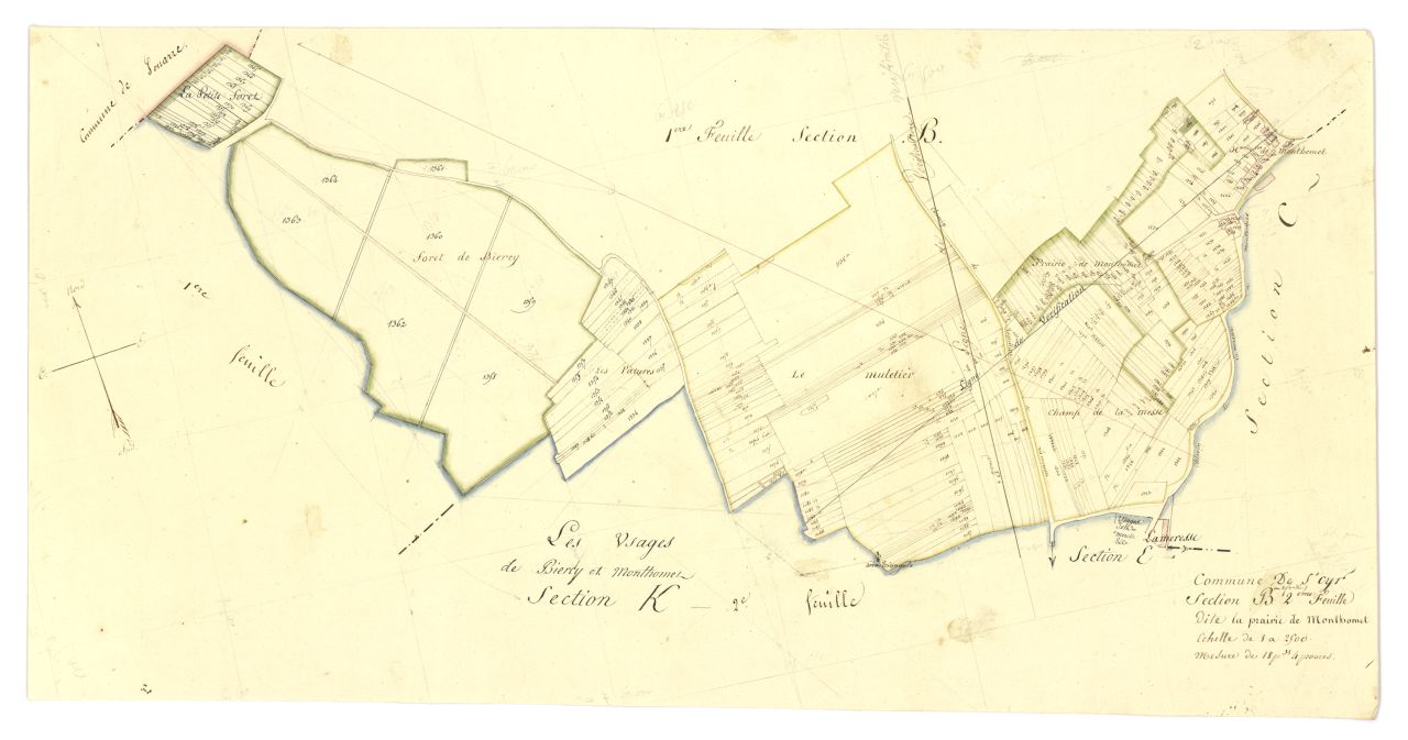 minute, section B, 2eme feuille