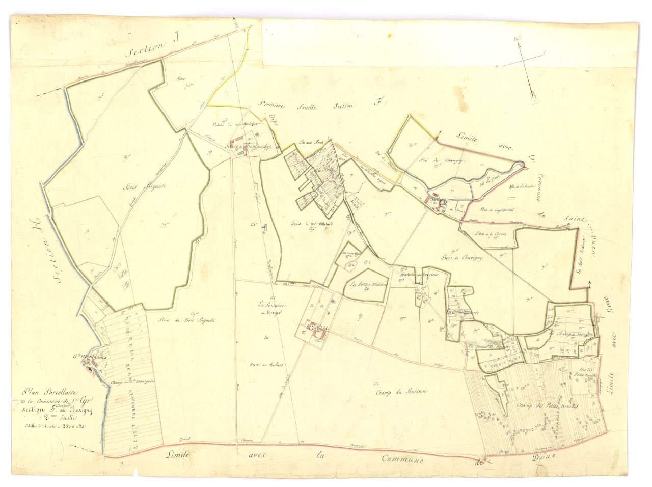 minute, section F, 2eme feuille